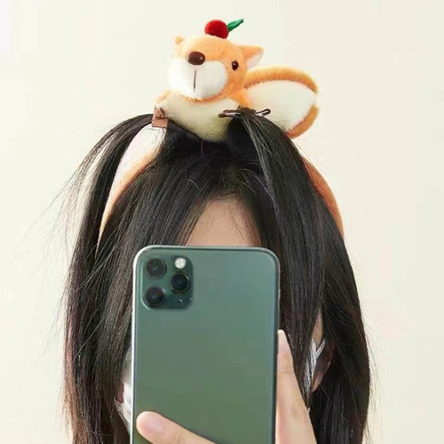 Diadema Adornada Con Animales En 3d, Diademas De Ardilla, Jo