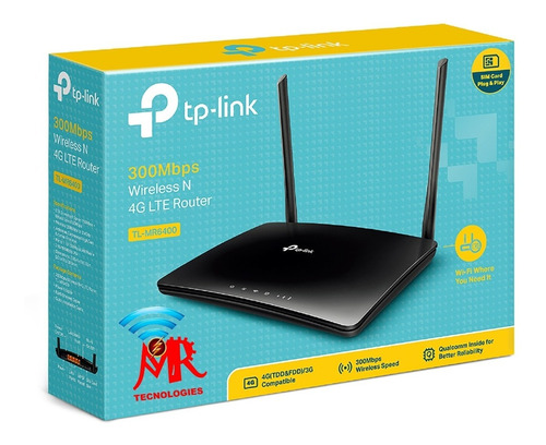 Router 4g  Lte Todo Operador Inalámbrico N300 Tl Mr6400apac 