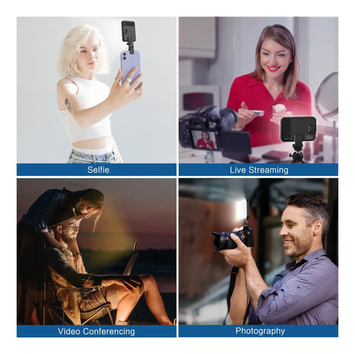 Luz Led Recargable Para Selfies, Luz De Relleno