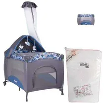 Comprar Cuna Y Colchon Mecedora Ebaby Con Colchon Antialergico Nuevo