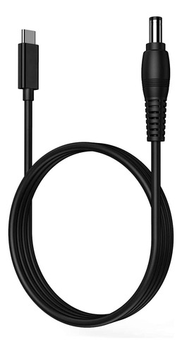 Cable De Carga Macho Pd Usb Tipo C De 5 Pies A Cc De 0.217 X