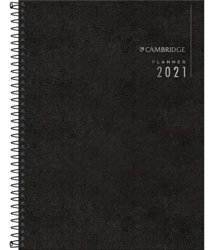 Planner Espiral Universitário Cambridge 2021 100fls Tilibra