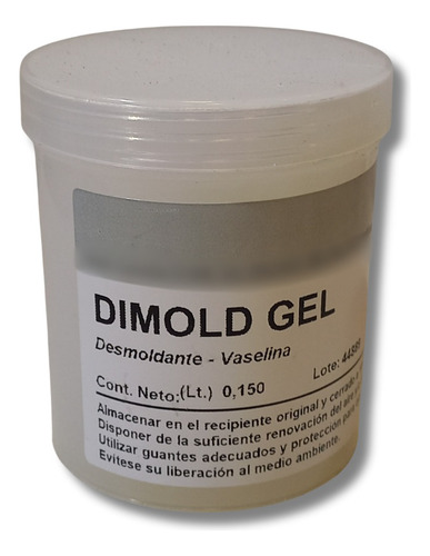 Desmoldante En Gel X 150cc A Pincel Para Moldes De Silicona 