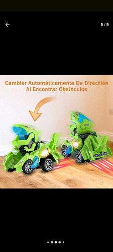 Juguete Dino-robot Con Luz Y Sonido