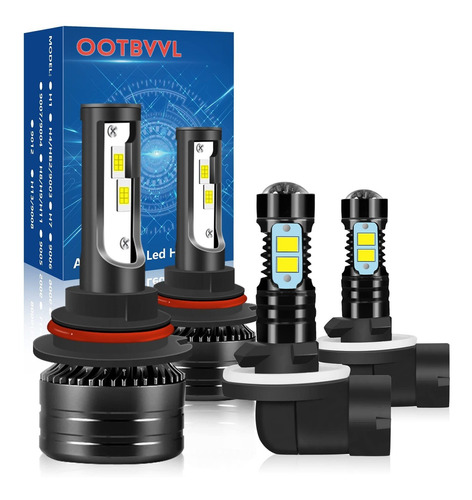 Ootbvvl Para Dodge Dakota Bombilla Led Faro Delantero Luz