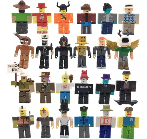 Conjunto de brinquedos boneco roblox criancas 24 pecas