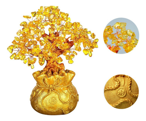 Árbol Del Dinero De Cristal Fortuna Y Buena Suerte Feng Shui