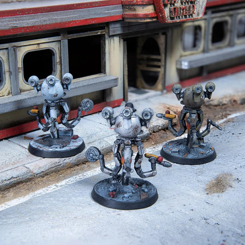 Miniaturas Modiphius Fallout Wasteland Warfare Mister Handy