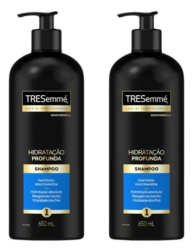Shampoo Tresemme Hidrataçao Profunda 650ml-kit C/2un