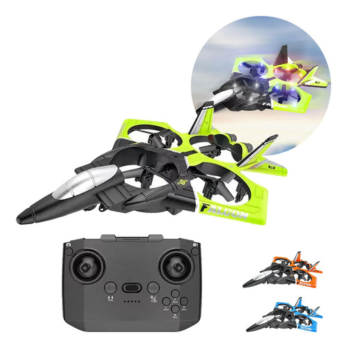 Avion Drone Juguete Radio Control Recargable Luces Vuela