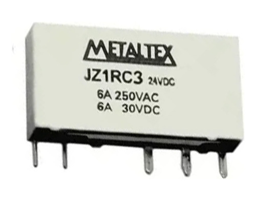 Rele Miniatura 5 Pinos 6a 250v/6a 30vdc Jz1rc3 Metaltex 24 *
