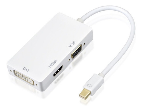 Thunderbolt Mini Displayport 3 En 1 : Hdmi - Vga - Dvi