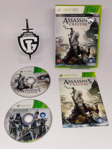 Assassin's Creed Iii - Xbox 360 - Americano - Original 