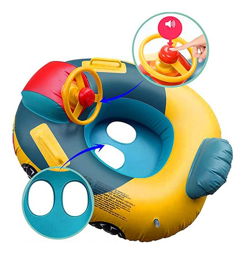 Bebé Piscina Flotador, Lindo Coche De Diseño Niños...