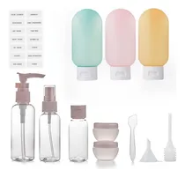 Comprar Kit 11 Envases Recargables De Viaje Para Champú Y Cremas
