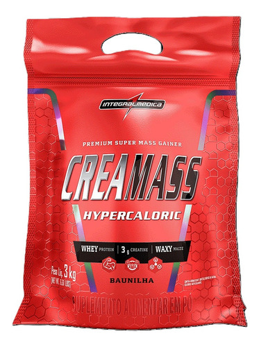 Hipercalórico Creamass Integralmedica Com Creatina 3kg