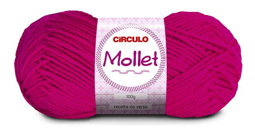 Lã Mollet Circulo 100g 0390- Magenta
