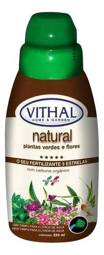 Fertilizante Natural Plantas Verdes E Flores Vithal 250ml