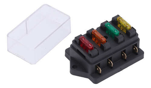 Caja Portafusibles De 4 Vías A Prueba De Agua Con 4 Fusibles