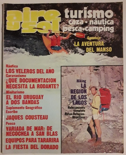 Revista Aire Y Sol N109 Octubre 1981 Canotaje Hiking Nautica