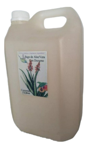 Aloe Vera Bebible Con Durazno - Bidon De 5 Litros