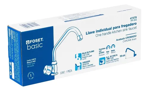 Llave para fregadero 2025 individual