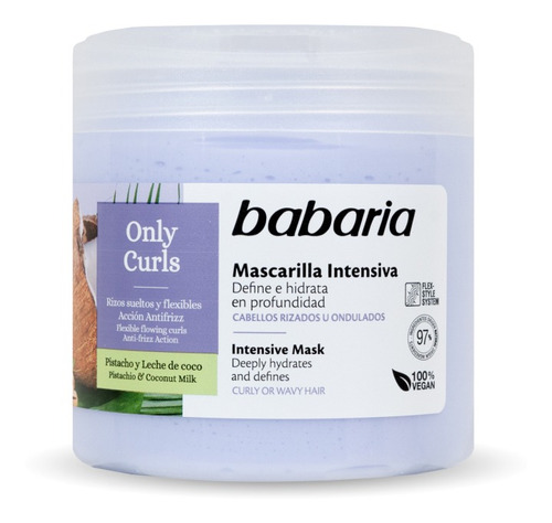 Crema De Masaje Intensiva Babaria Only Curls