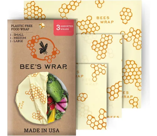 Bees Wrap Envoltorios Reutilizables De Cera De Abejas Para A