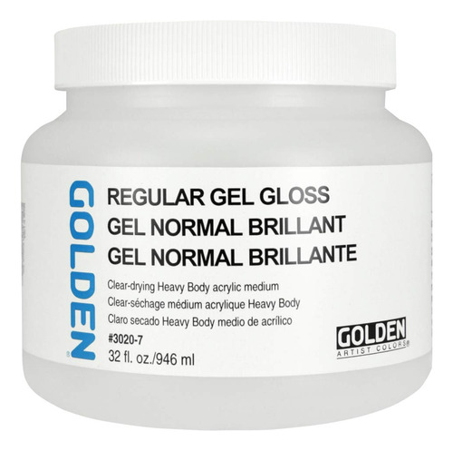 Dorado Artist Colors   Regular Gel Gloss   32 Oz Jar