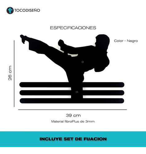 Medallero Taekwondo-karate-artes Marciales-deportivo