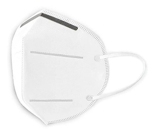 Cubrebocas Mascarilla Kn95 Certificado Respirador 12 Piezas Color Blanco Diseño de la tela Lizo