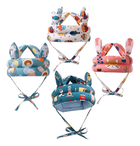 Set 2 Cascos Esponjas Antigolpes Protector Suave Bebe Lau