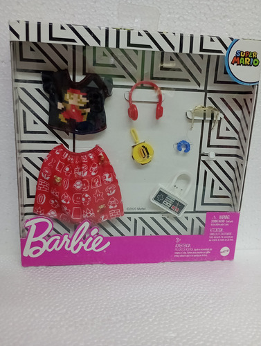 Barbie Moda Ropa Y Accesorios Mario Bros (Usado)