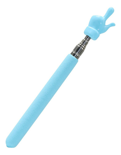 Puntero De Mano Puntero De Aula Decorativo Retráctil Azul