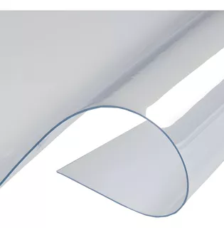 Tela Hule Cristal Pvc N°2 Transparente X 10 Mto 150 Micrones