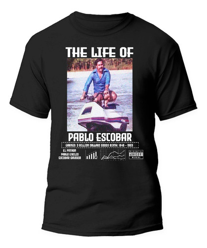 Playera Camiseta Plata O Plomo Narcos Pablo Escobar Algodón