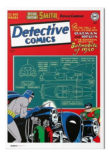 Poster Exclusivo Batman Detective Comics Batimovil