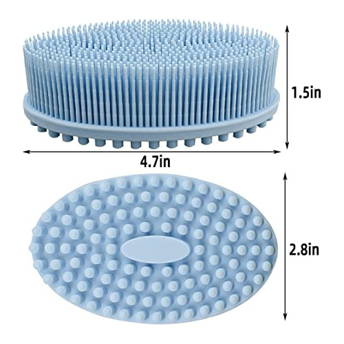 Exfoliante Corporal De Silicona, Cepillo De Baño De Silicona