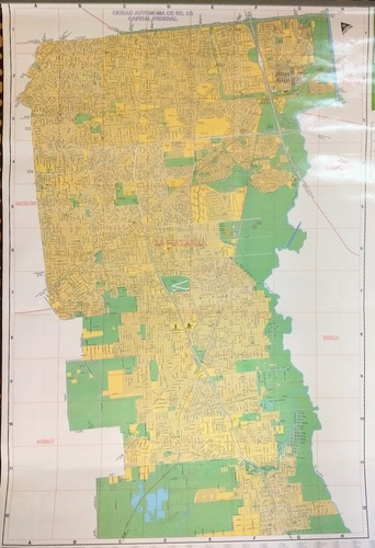Mapa La Matanza Buenos Aires Laminado Varillado