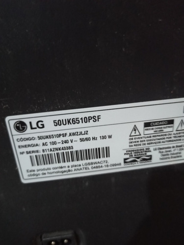 Imagem 2 de 3 de Smart Tv 4k Led 50 LG