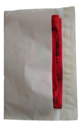 Imagen 3 de 3 de Bolsa Ecommerce Hola Blanco Con Negro 30x45 Diseño Prem X50u