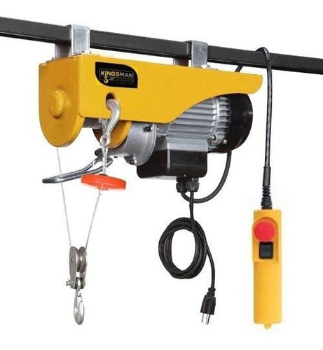 Polipasto Electrico 500-1000kg Cable 20 Metros 220v Kingsman