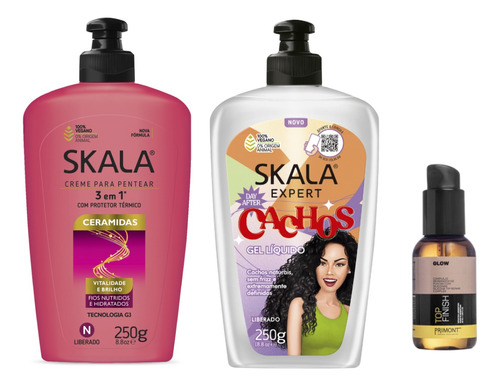 Skala Gel + Crema De Peinar 3en1 Ceramida + Serum Primont