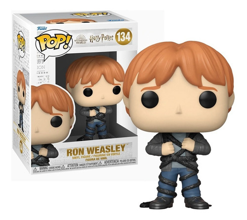 Boneco Funko Pop Ron Weasley Visgo 134 Harry Potter Original