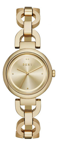 Reloj Para Dama Dkny Ny2768 Color Dorado De Acero