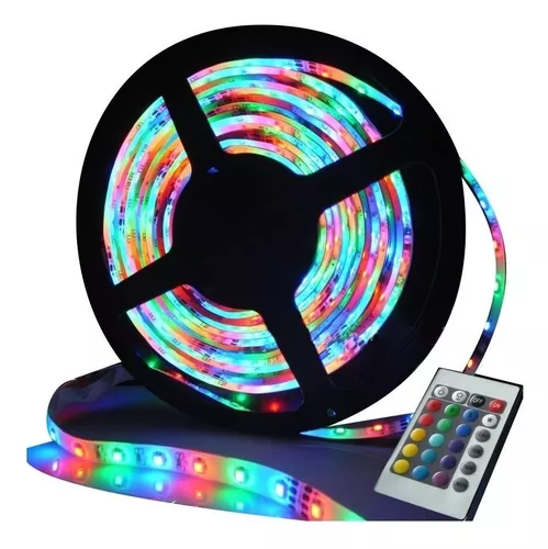 Tira LED multicolor RGB de 5 m, para exterior