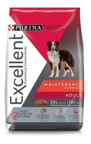 Excellent Formula Para Perro Adulto Todos Los Tamaños X20 kg