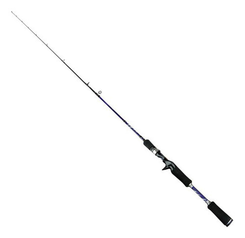 Vara De Pesca Profissional Carretilha Inteiriça 1,68m 20lb Cor Preto