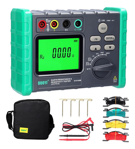 Probador Digital De Resistencia A Tierra Dy-4100a/b,voltaje