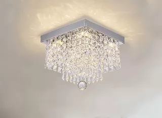 Lámpara Colgante Cristal Moderna Decoración Lujoso